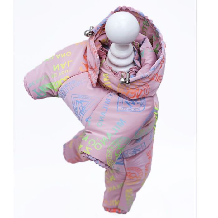 Альфа комбінезон на силіконі для собак дівчаток хутро S