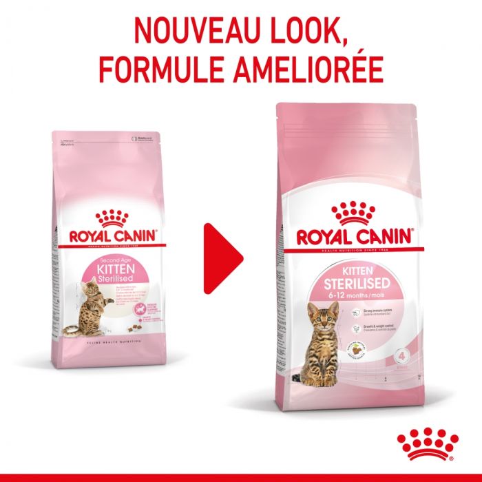 Royal Canin Kitten Sterilised для стерилізованих кошенят від 6 до 12 міс 400 гр