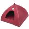 Будиночок для тварин Юрта 2 паянка з ребрами жорсткості 3943  43см Бордо