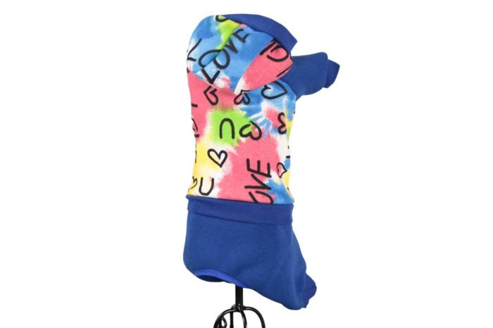 Олень світшот для собак хлопчиків трикотаж на флісі Синій S1