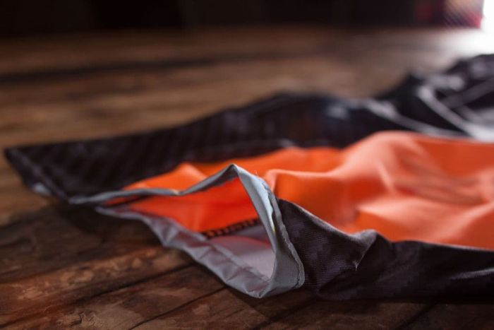 Комбінезон для собак чоловічої статі Protector snow Non-stop dogwear Чорний/Помаранчевий M