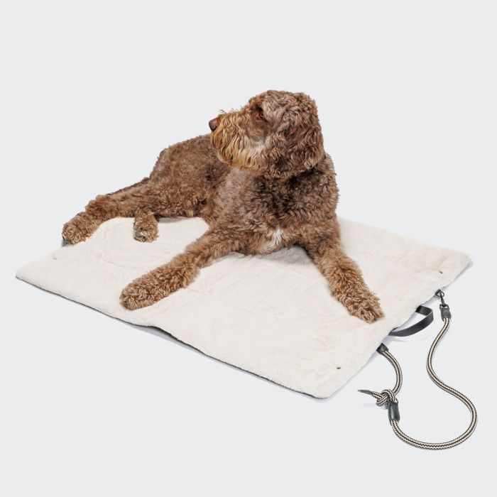 Переносний лежак для собак Cloud7 Travel Canvas Чорний L