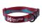 Нашийник для собак Trail quest collar Non-stop dogwear Бордовий із синім L