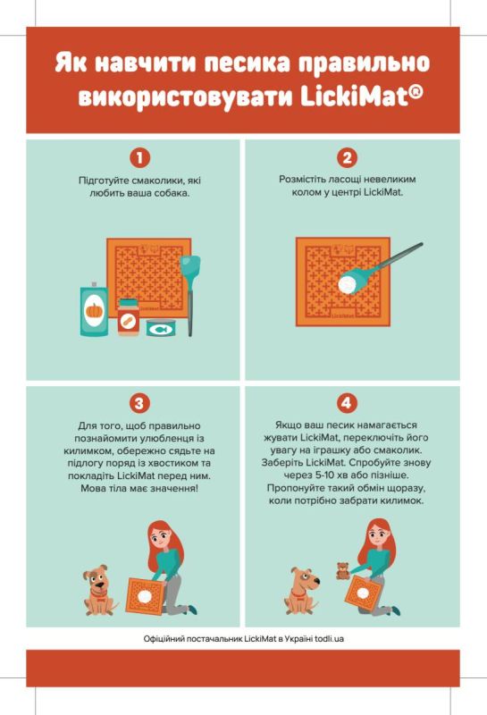 Лизальний килимок антистрес для собак LickiMat Soother PRO Tuff Pink тверда основа