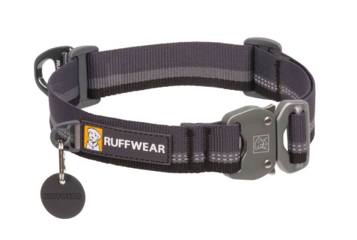 Посилений нашийник для собак зі світловідбивачем Ruffwear Top Rope™ 36-51 см Світло-сірий