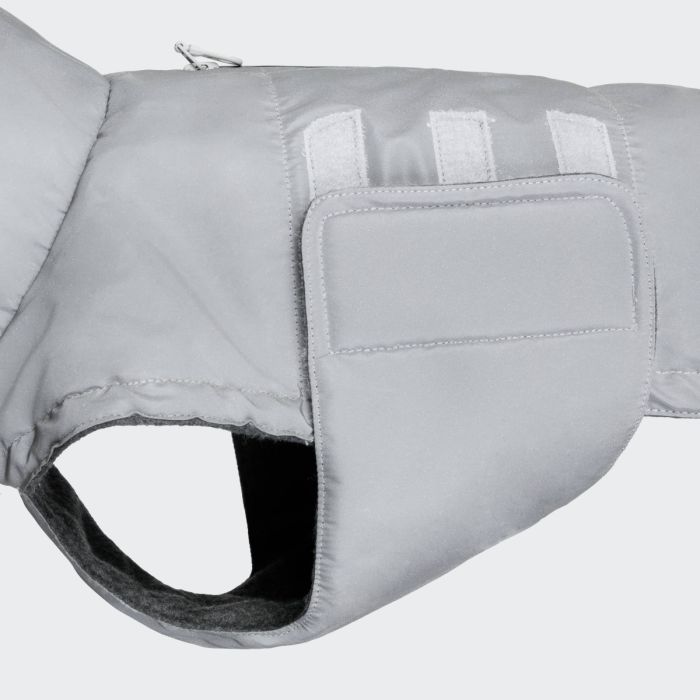 Рефлективна утеплена куртка для такс і схожих порід собак Cloud7 Brooklyn Dachshound Сірий 4