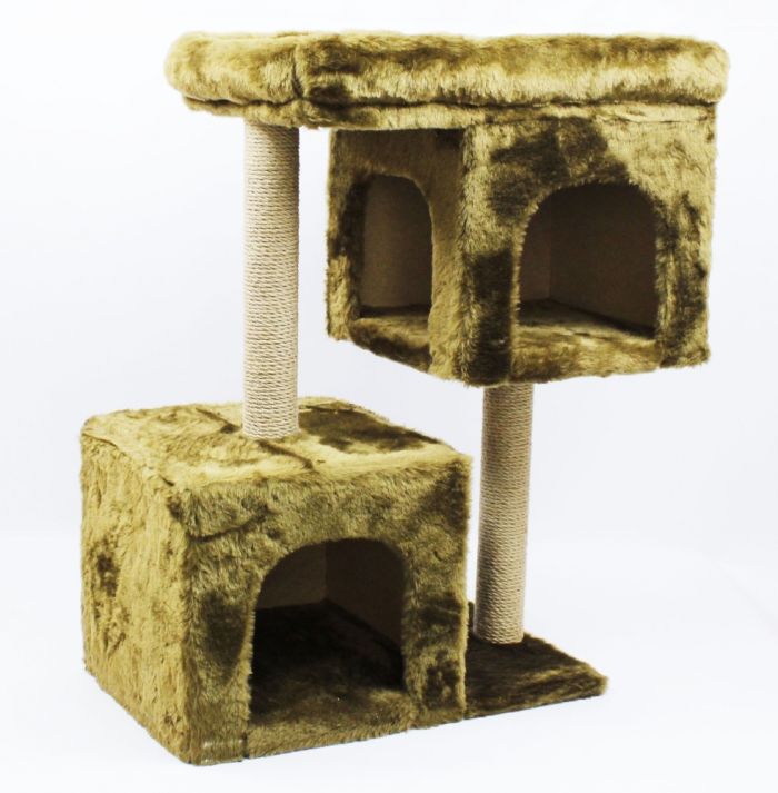 Когтеточка Жасмин Джут Коричнева. 