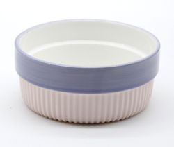 Кормушка-миска в гумовому чохлі 350 мл. Фіолетова