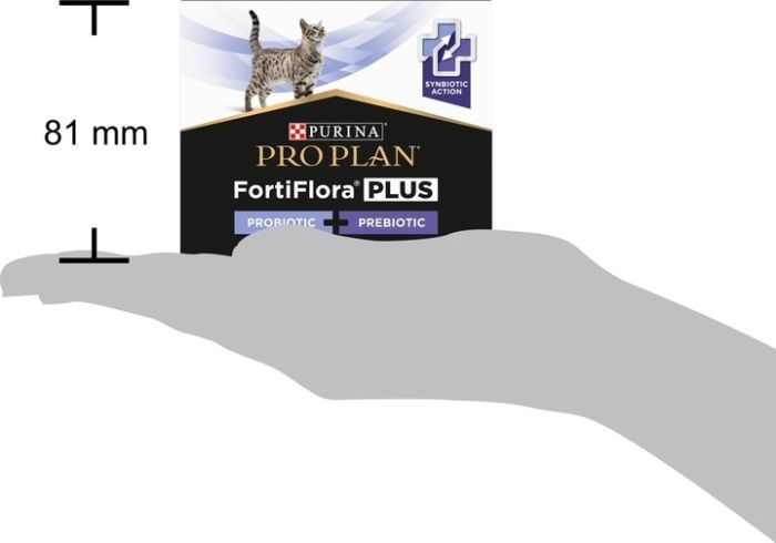 АКЦІЯ Pro Plan FortiFlora Plus пробіотик для котів та кошенят для підтримки нормальної мікрофлори кишечника 30 x 1.5 гр 