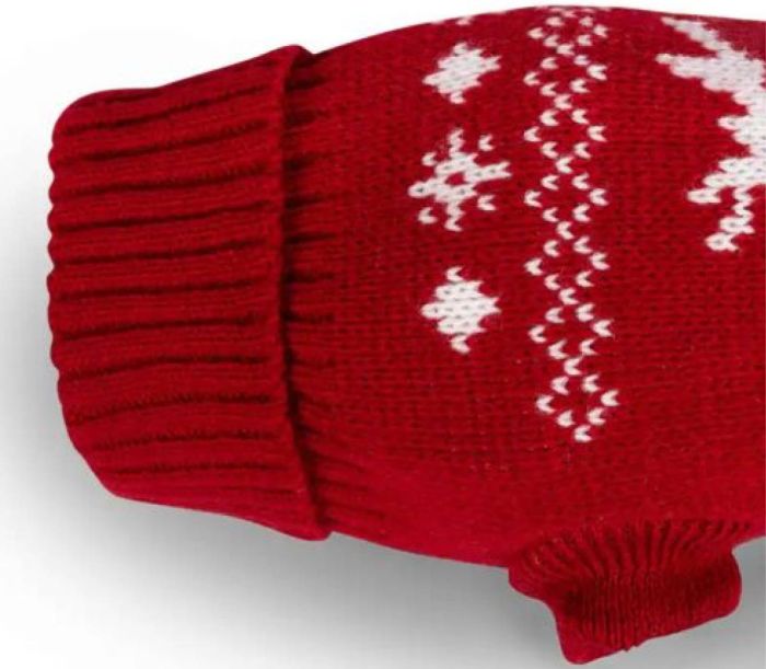 В'язаний светр для собаки Wolters Moose з візерунком Лось 35 см Червоний