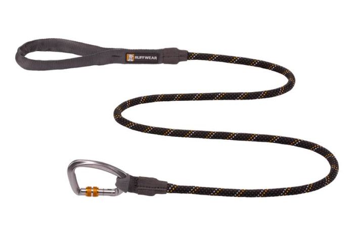 Рефлекторний повідець канат для собак Ruffwear Knot-a-Leash™ S 1,5 м / 7 мм Чорний