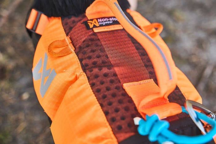 Рятувальний жилет для собак Protector life jacket Non-stop dogwear Чорний/Помаранчевий 4