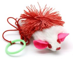 Миша з кільцем Червона 6 см. 