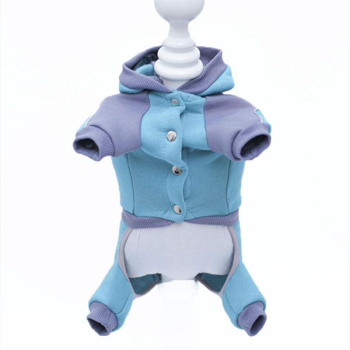 Рекс комбінезон для собак хлопчиків трикотаж на флісі S