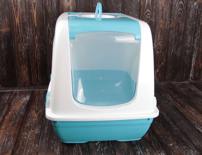 Туалет для котів будка 503740 см Чорничний