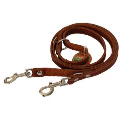 Повідець-перестібка Шкіряний 2, 03мх25мм Коричневий