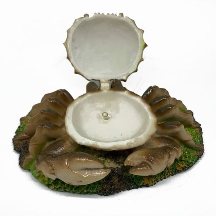 Аквадекор Краб на камені 15х12х5 188 а, В 