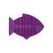 Лизальний килимок антистрес для котів LickiMat Casper Purple у формі рибки
