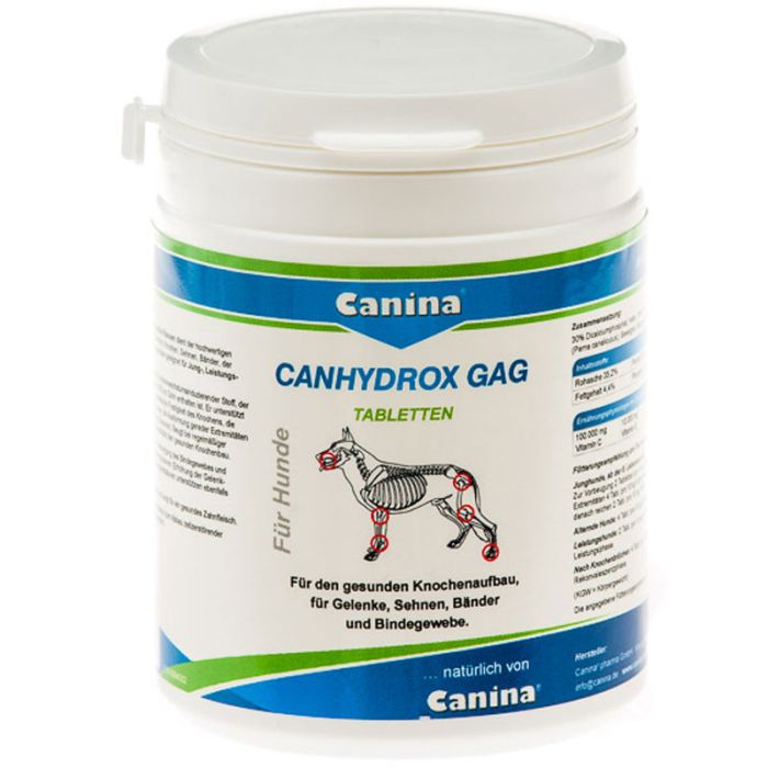 Canhydrox Petvital Gag-вітаміни для формування кісток і суглобів у собак, Сапіпа 1200 таблеток  2 кг