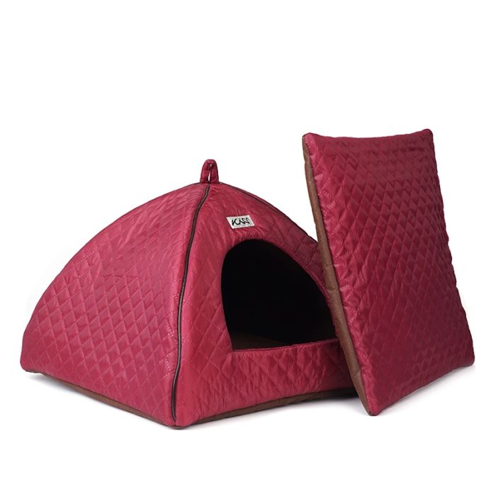 Будиночок для тварин Юрта 1 паянка з ребрами жорсткості 363939 см Сірий