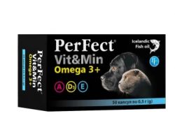 Капсули Рибячий жир Caps Perfect VitMin Omega 3+. 0.5 г.