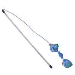 Іграшка для котів Kong Teaser Scrattles Fish Блакитний