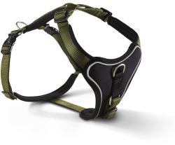 Шлейка для собак пом'якшена Wolters Professional Comfort 7 90-110 см / 35 мм Оливковий