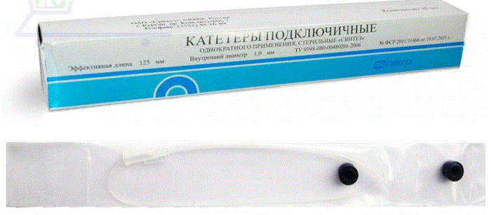 Катетер підключичний венозний 1мм, Широкий, СИНТЕЗ 