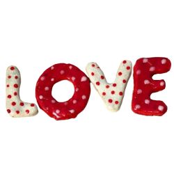 Набір натурального печива для собак Cooka's Cookies До Дня Святого Валентина 4 шт. 65 г