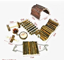 Набір іграшок для гризунів 8 шт 