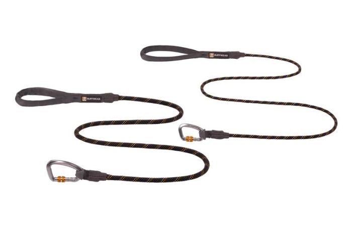 Рефлекторний повідець канат для собак Ruffwear Knot-a-Leash™ S 1,5 м / 7 мм Чорний
