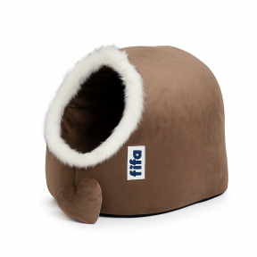 Будка  Люкс 424137 см.  Коричнева