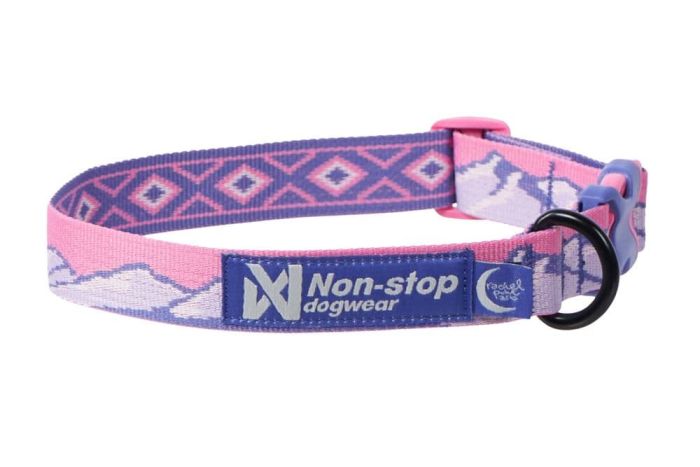 Нашийник для собак Non-stop dogwear Trail quest collar RP signature edition Фіолетовий / Рожевий L