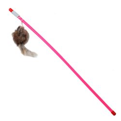 Вудка-дражнилка з сірою мишкою 