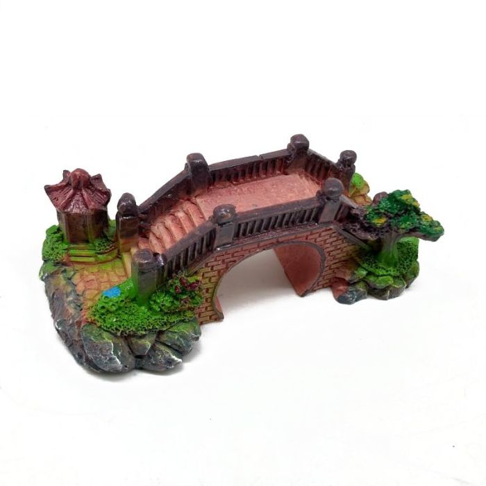 Декорація для акваріума місток маленький 7,5  3  4см 