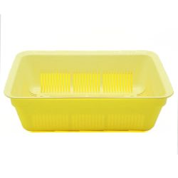 Туалет Дніпро глибокий з сіткою 402713 жовто-бежевий 