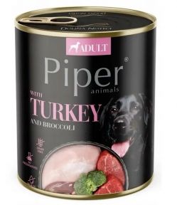 Dolina Noteci Piper Turkey and Broccoli Вологий корм для собак з індичкою та броколі 800 гр