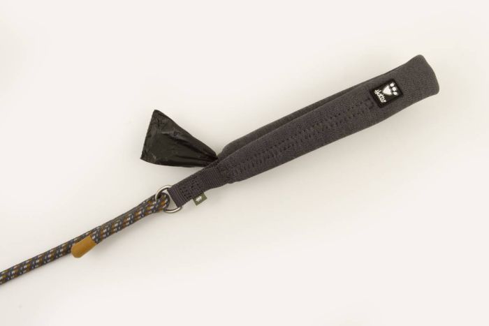 Регульований повідець для собак Hurtta ECO 120-180 см х 11 мм Сірий