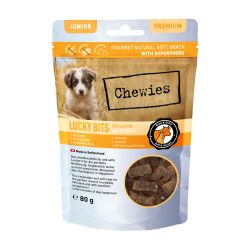 Натуральні ласощі з Яловичини та Курки Chewies Lucky Bits для цуценят 80 г