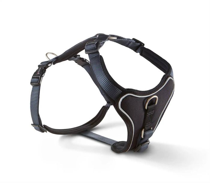 Шлейка для собак пом'якшена Wolters Professional Comfort 7 90-110 см / 35 мм Графітовий