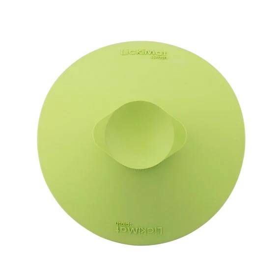 Лизальний килимок антистрес для собак LickiMat Splash Green, для купання та догляду, на присосках