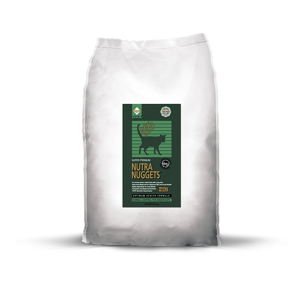 Nutra Nuggets Indoor Hairball Control (нутра Нагетс Зелена) 10 кг