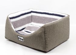 Лежак Бостон велсофт Кавовий 524425 см 