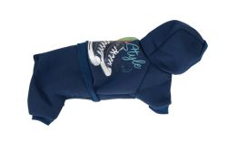 Старт комбінезон для собак хлопчиків з трикотажу на флісі XS