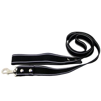 Повідець капроновий 35мм чорний Довжина 1.5 м