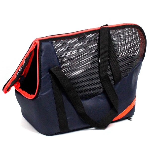 Сумка Крос темно-синя (помаранчева смуга), 32х27х22 см 