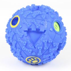 Мяч для ласощів жорсткий з оригінальним звуком 12 см