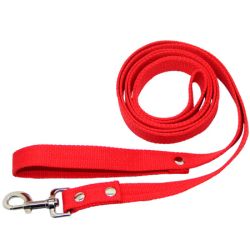 Поводок брезент 25мм Червоний Довжина 4.6 м