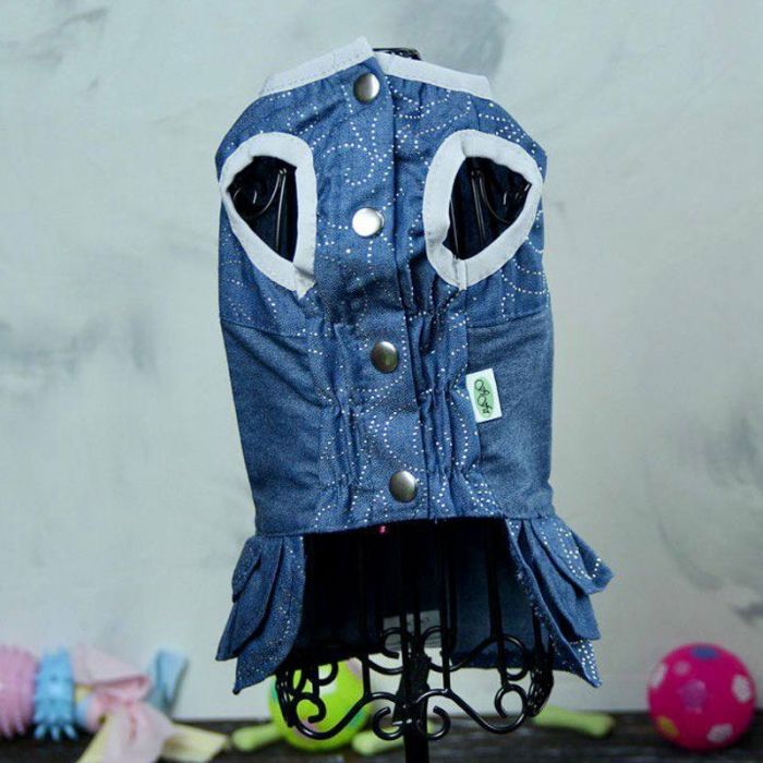 Париж плаття для собак дівчаток котон S1