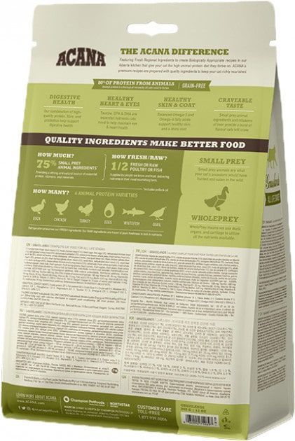 ACANA Grasslands Cat для котів 340 г